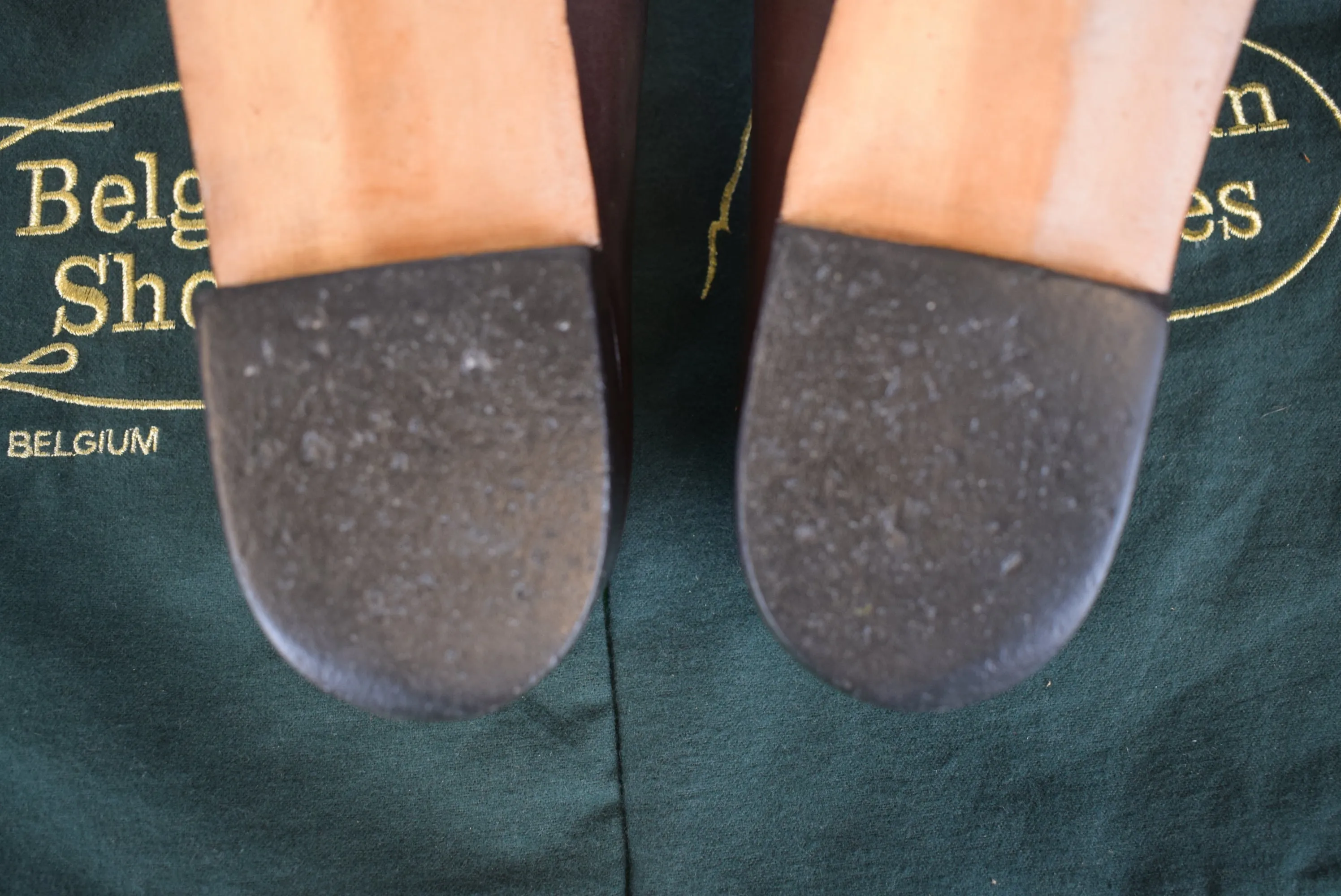 Belgian Brown Calf Loafers Model Henri Sz 12M (w/ Shoe Bags)
