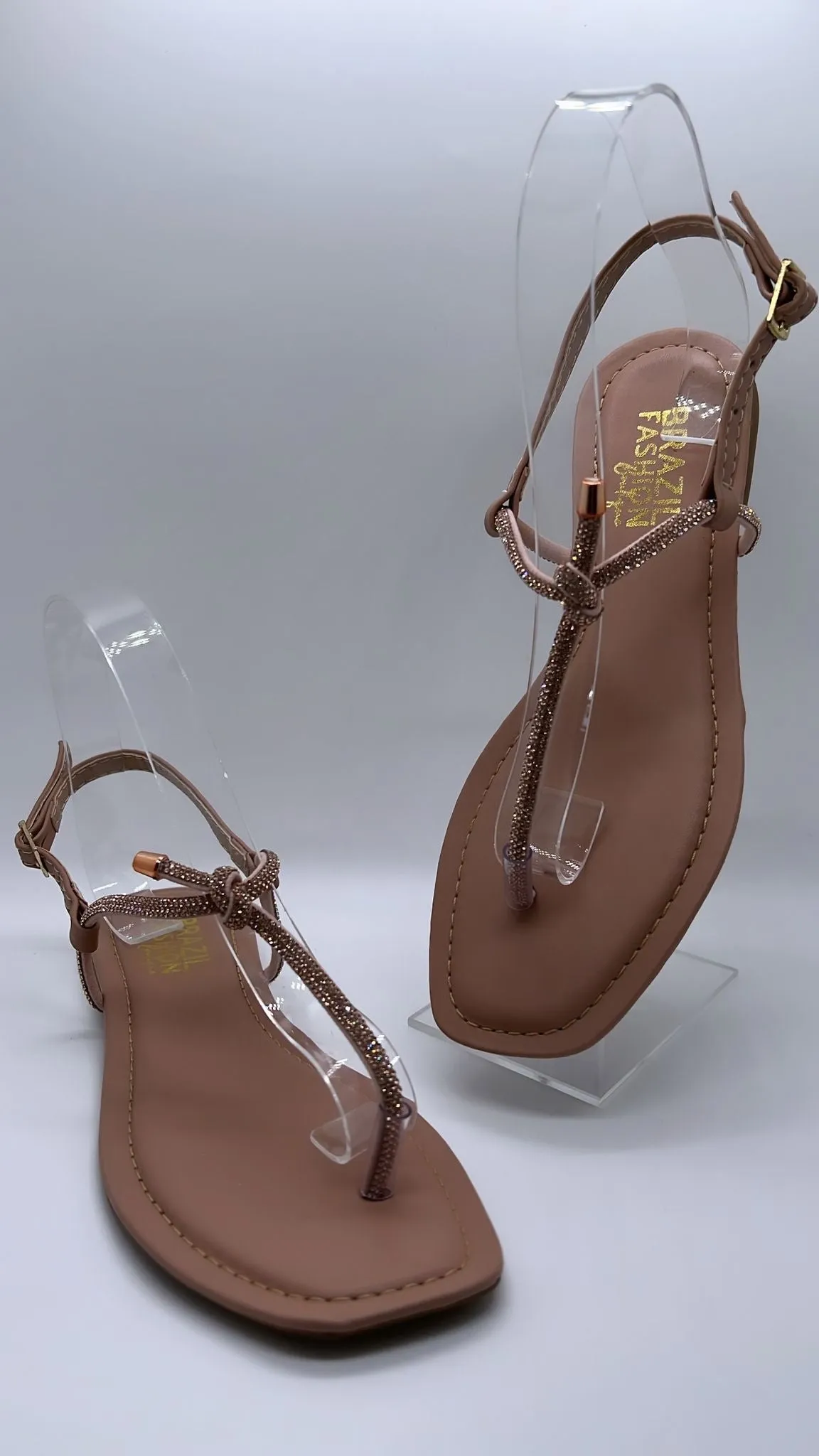 Bfb Shoes - Finger Flat W/ Rhinestones