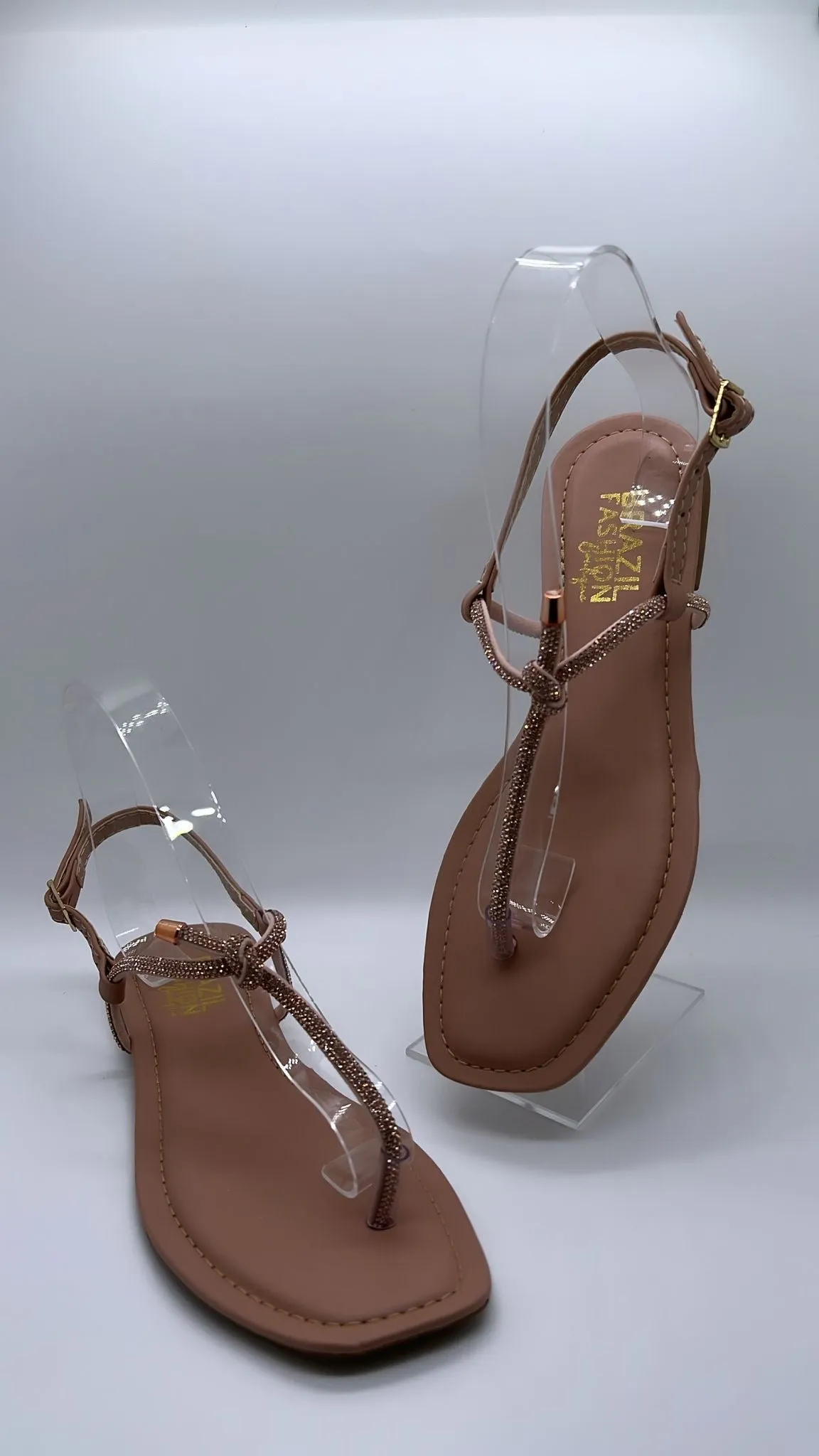 Bfb Shoes - Finger Flat W/ Rhinestones