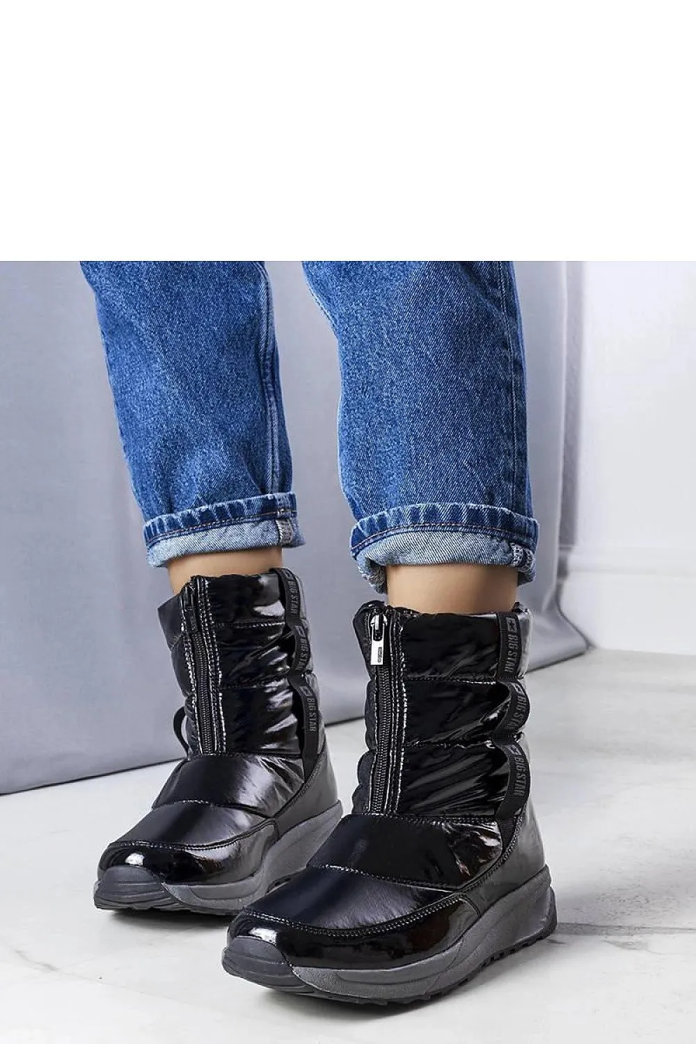 Black snow boots Big Star