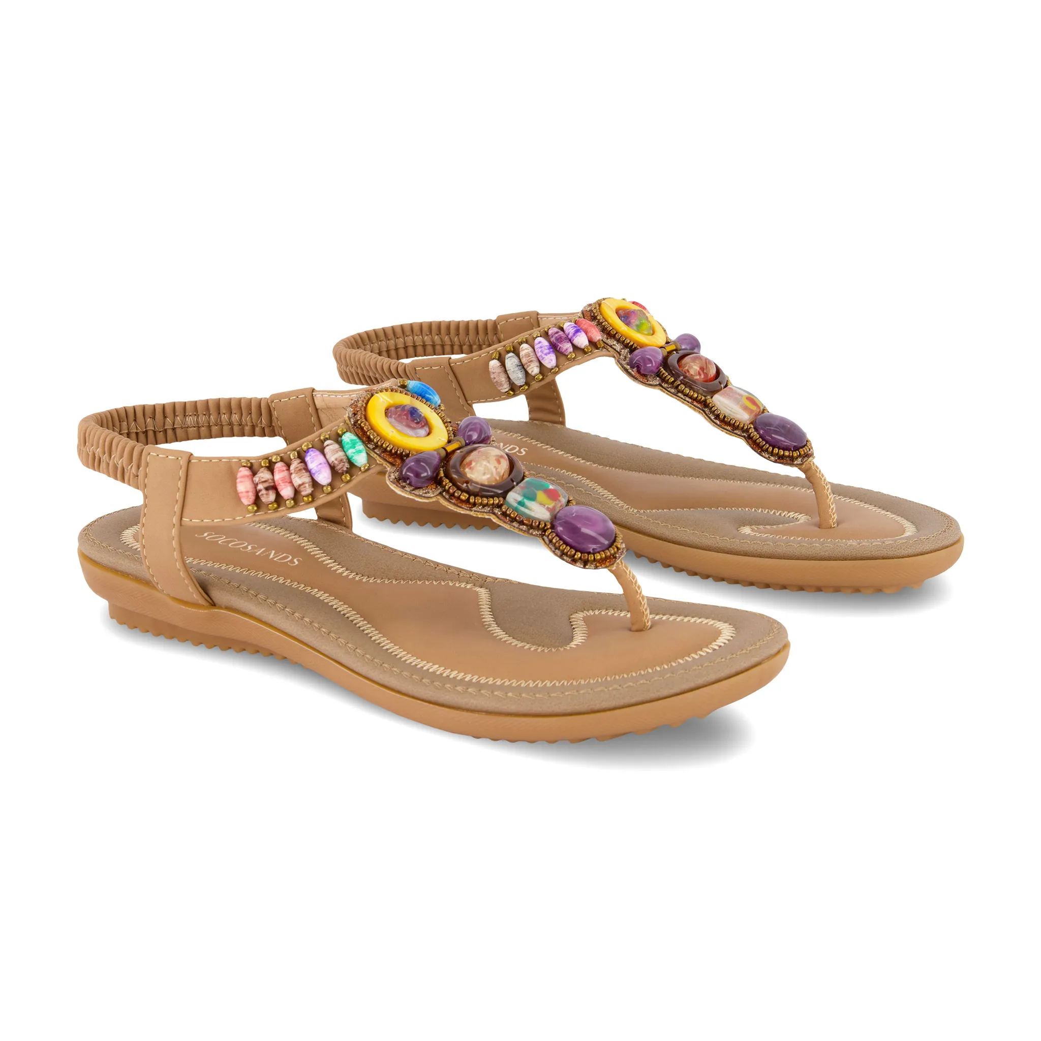 Bohemia Bead Style Herringbone Sandals