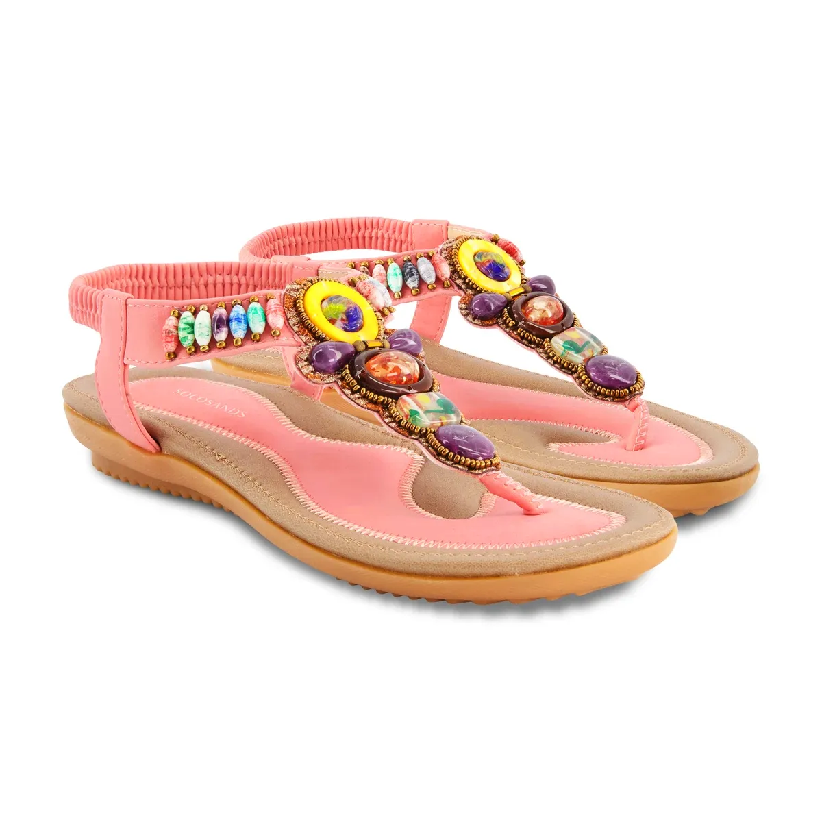 Bohemia Bead Style Herringbone Sandals