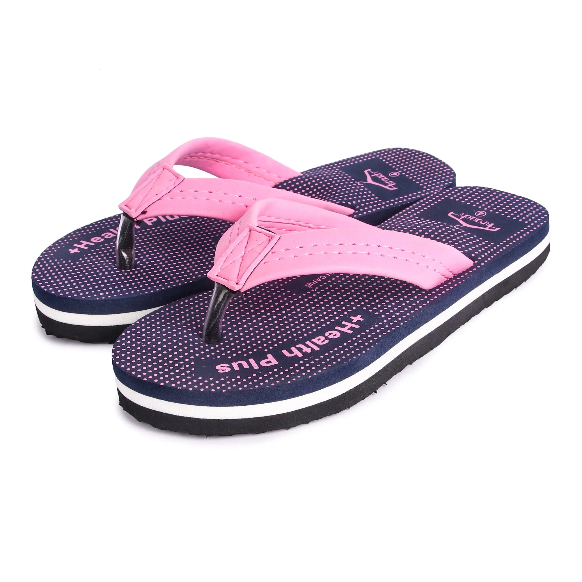 Brauch Women's Blue Comfort Doctor Sole Orthopedic Slipper