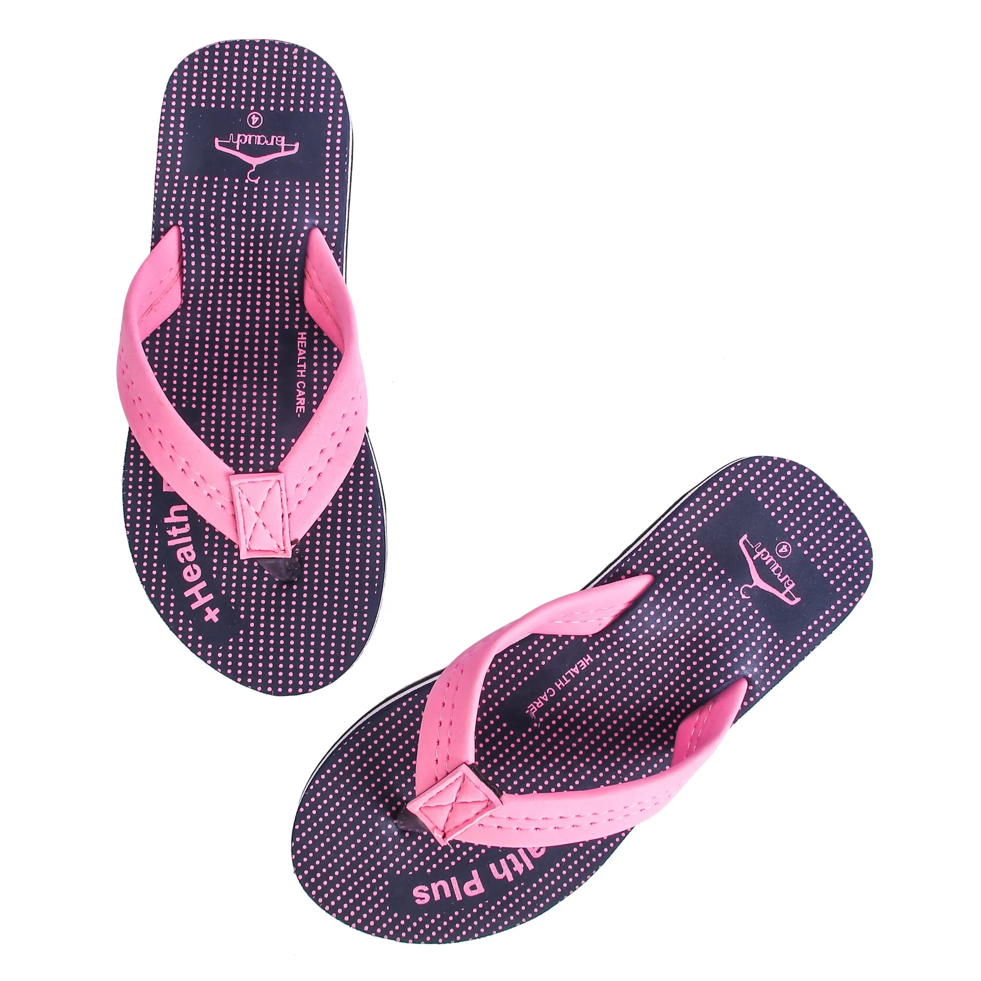 Brauch Women's Blue Comfort Doctor Sole Orthopedic Slipper