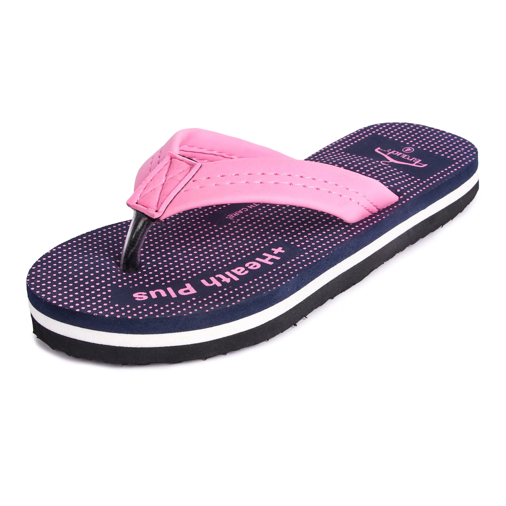 Brauch Women's Blue Comfort Doctor Sole Orthopedic Slipper