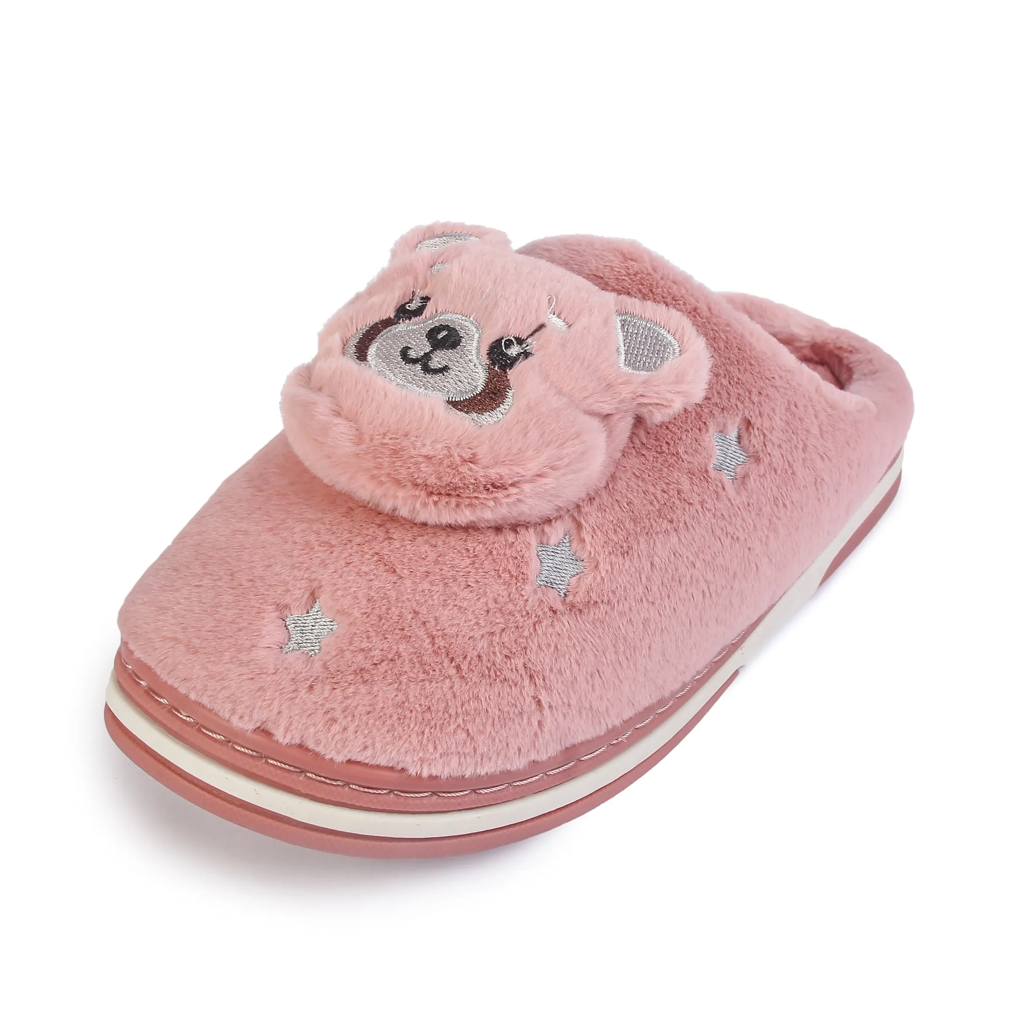 Brauch Women's Pink Panda Winter Slippers