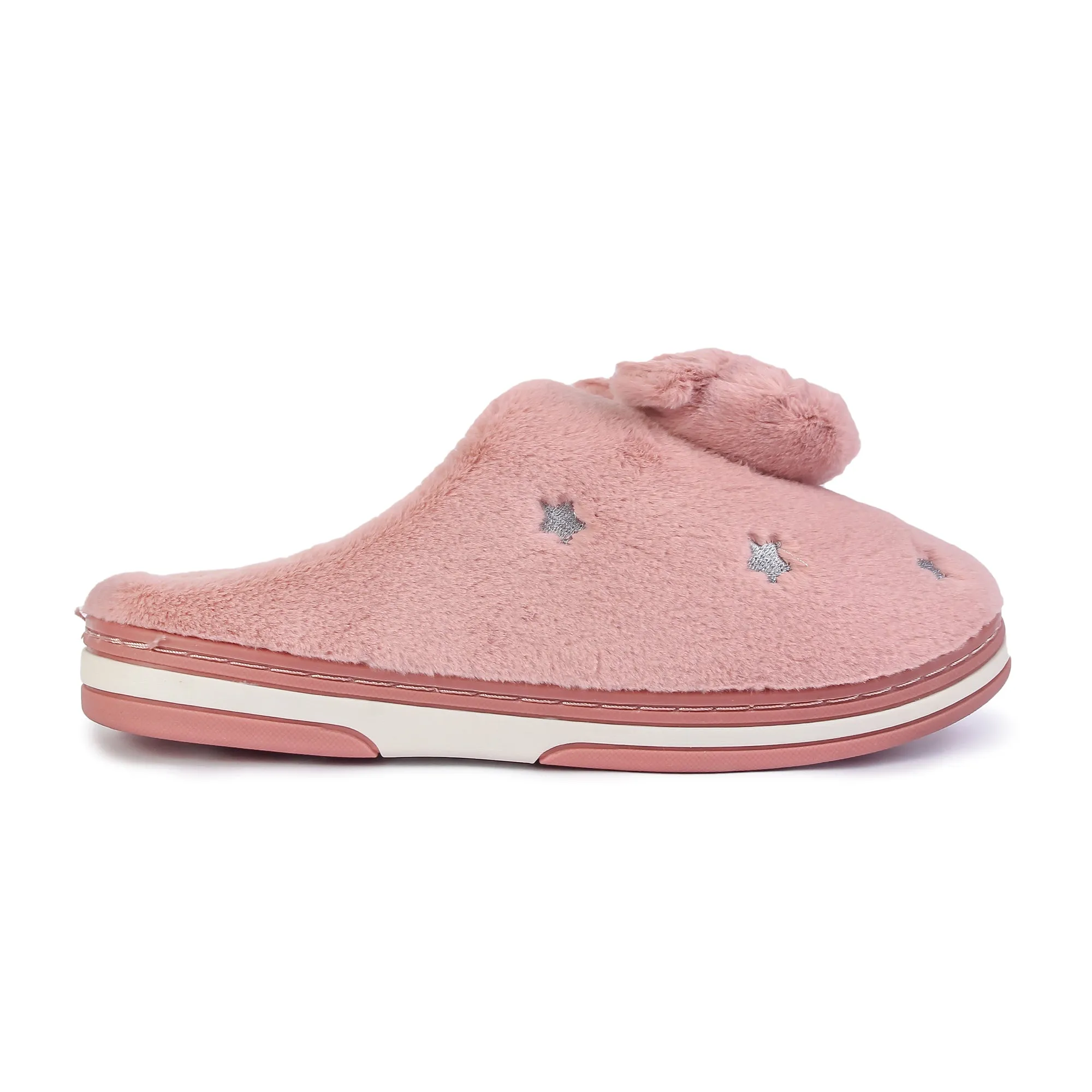 Brauch Women's Pink Panda Winter Slippers