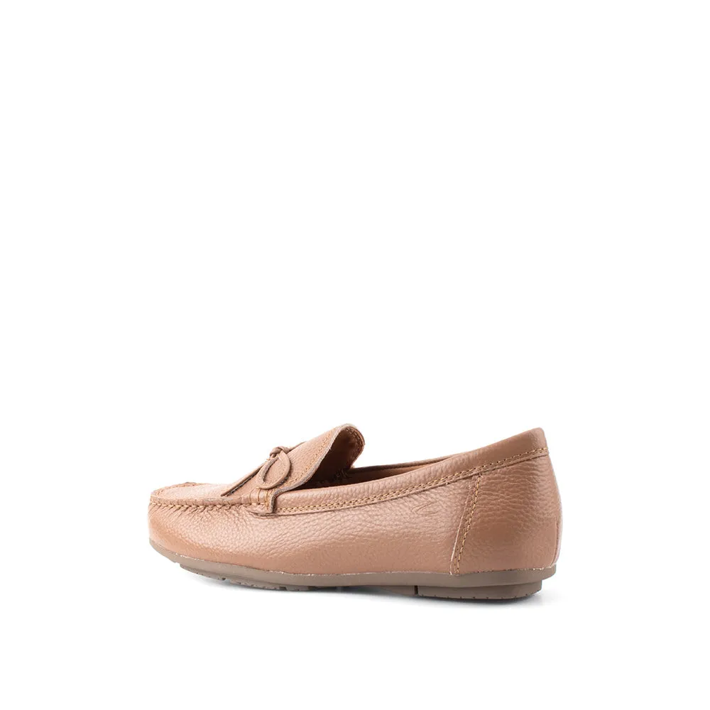 camel active Women Agnes 2 Slip-On Ribbon Loafer Shoes -752304-DZ02SV-53-ALMOND