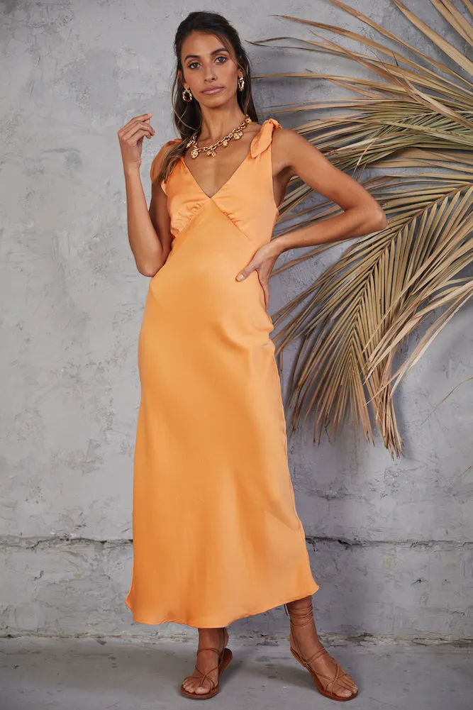 Carmelia Maxi Dress Orange