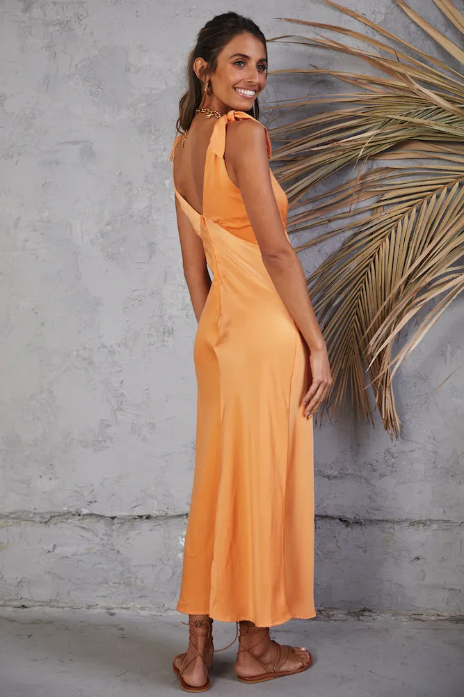 Carmelia Maxi Dress Orange