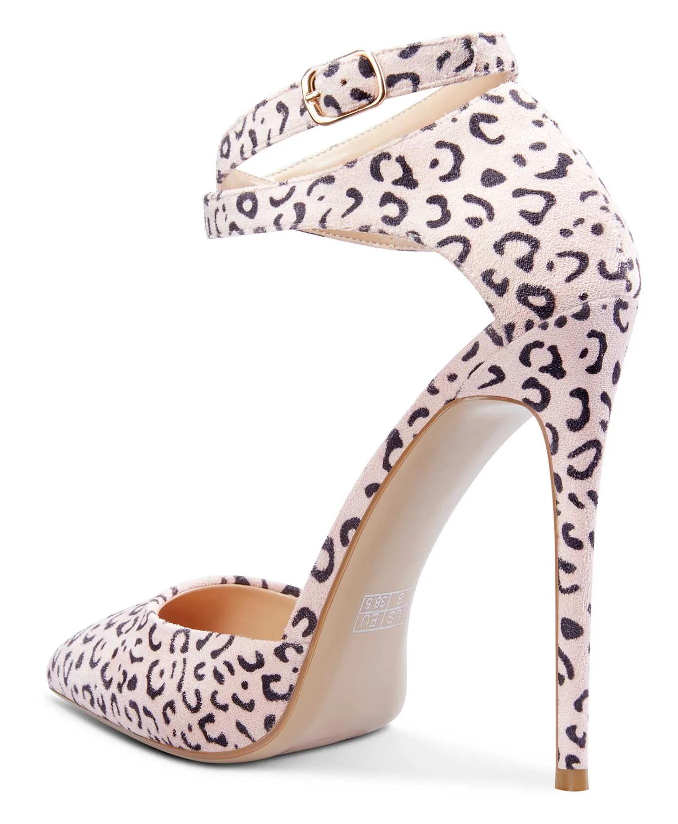 CASTAMERE Womens Ankle Strap High Heels Sandals Pointed Toe Sexy Sandal 12CM Stilettos Pumps