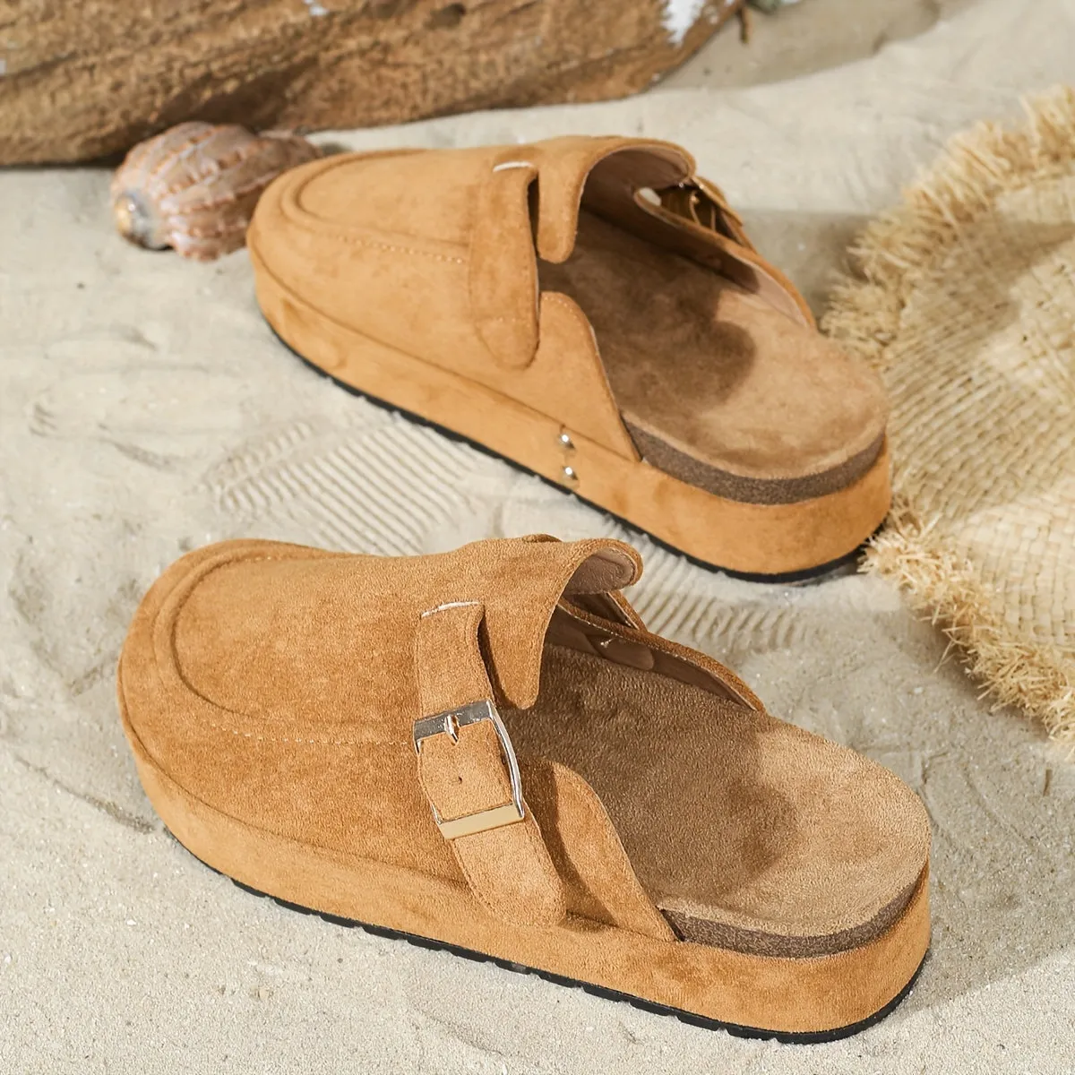 Clara | Retro slip-on loafers with thick sole