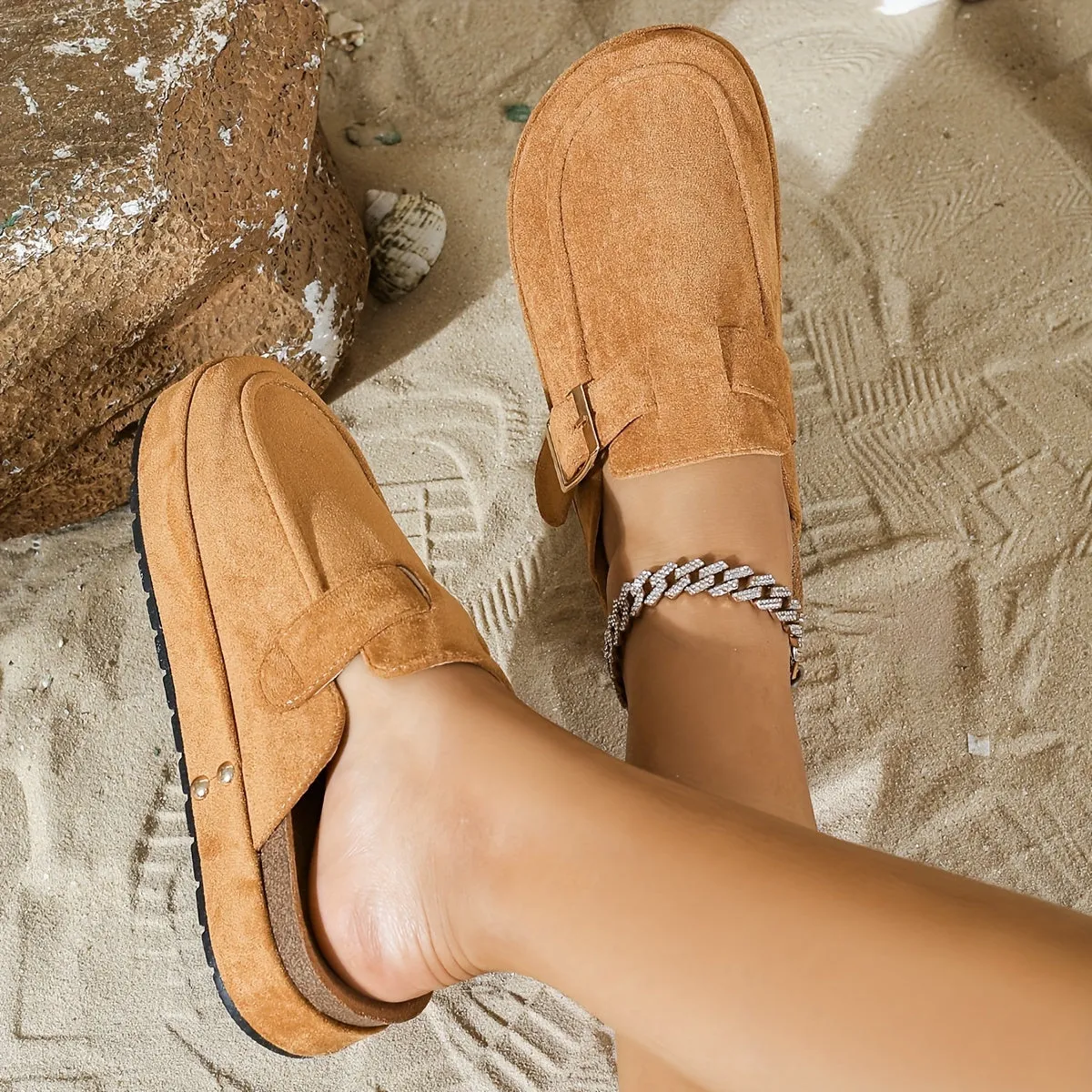 Clara | Retro slip-on loafers with thick sole
