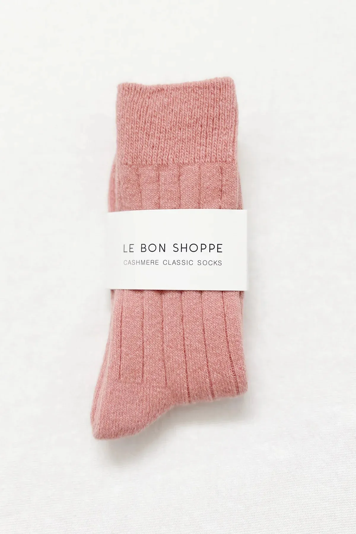 Classic Cashmere Socks | Rose Petal