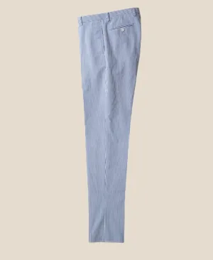Classic Cut Ivy Trousers Seersucker Stripe
