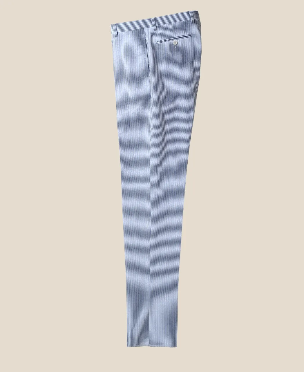 Classic Cut Ivy Trousers Seersucker Stripe