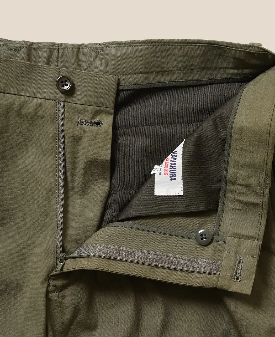 Classic Cut Ivy Trousers Weather Cloth