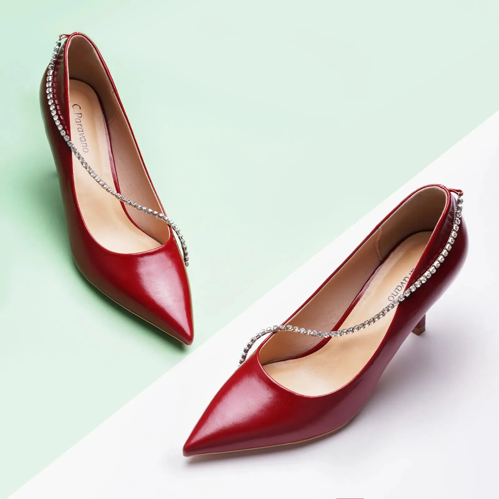 Crystal Chain Pumps (Anna)