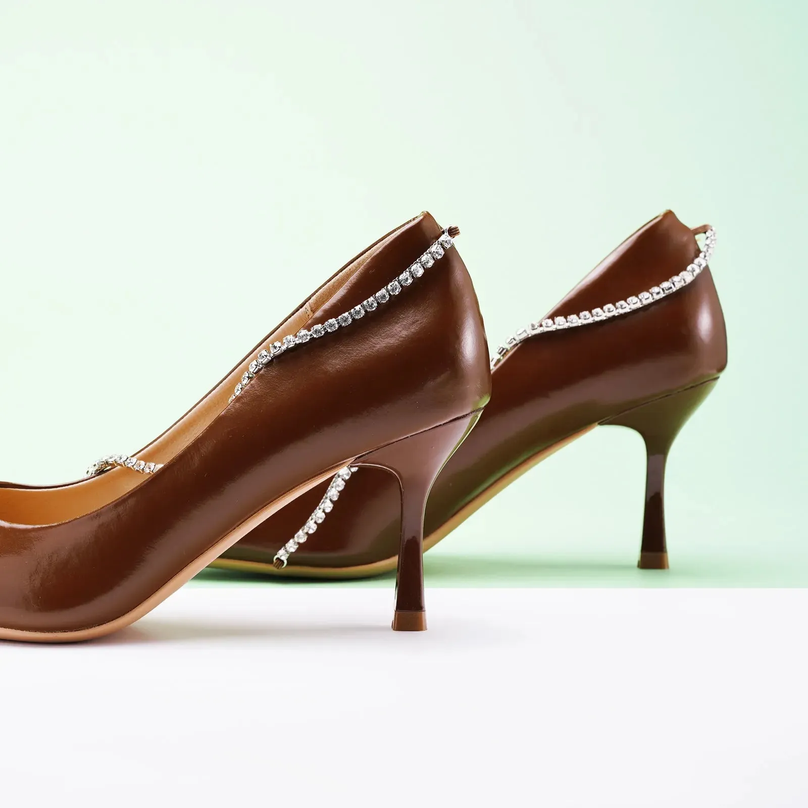 Crystal Chain Pumps (Anna)