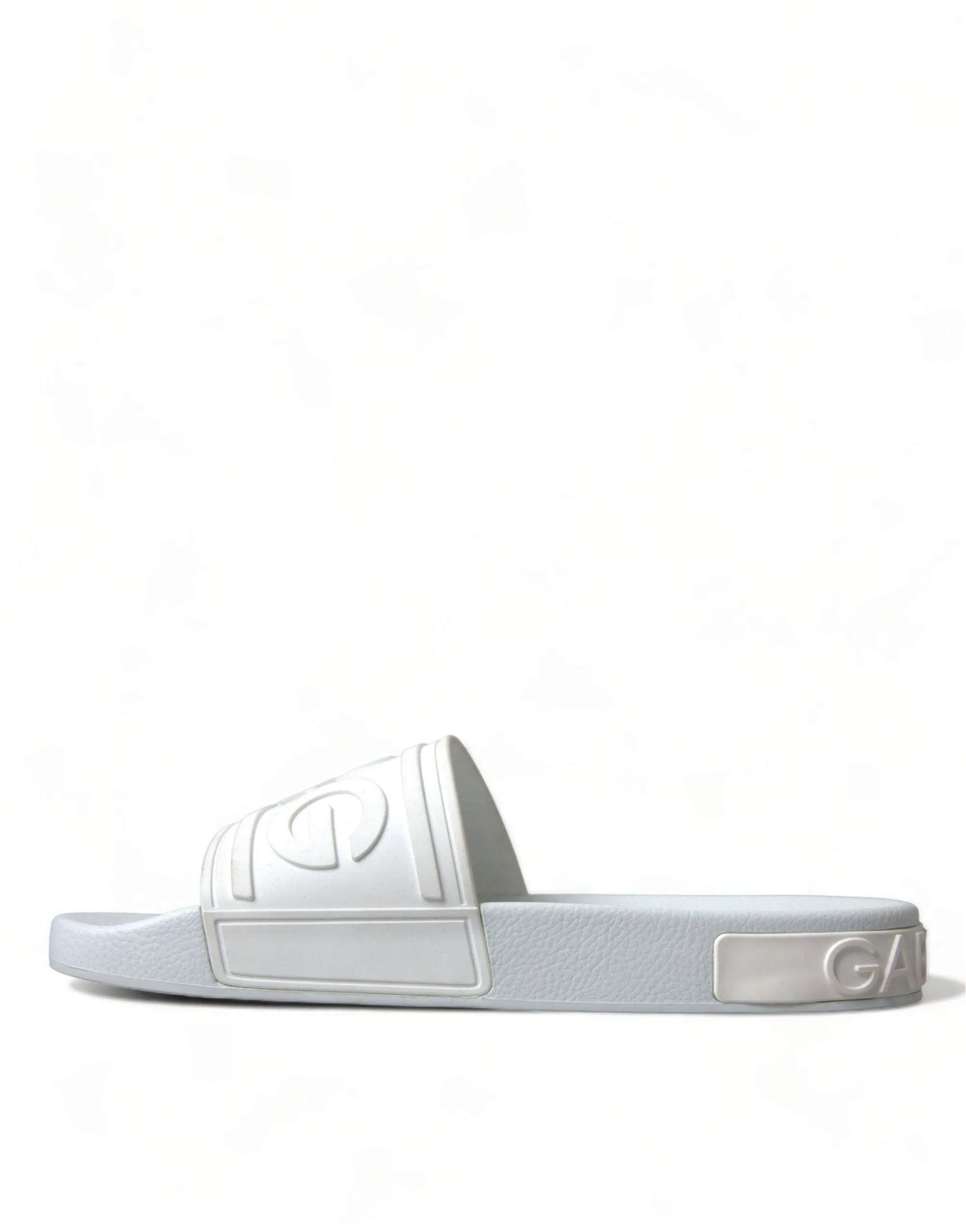 Dolce & Gabbana Men White Rubber Slippers