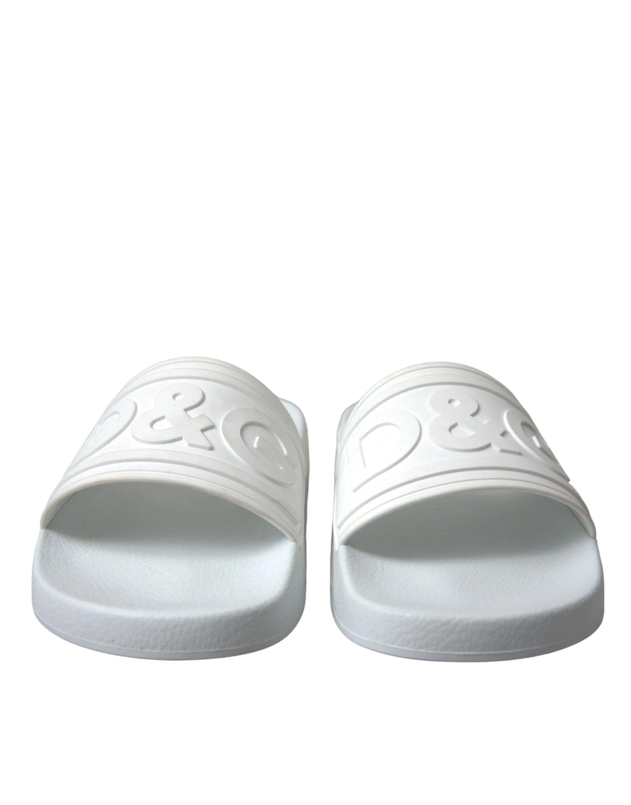 Dolce & Gabbana Men White Rubber Slippers