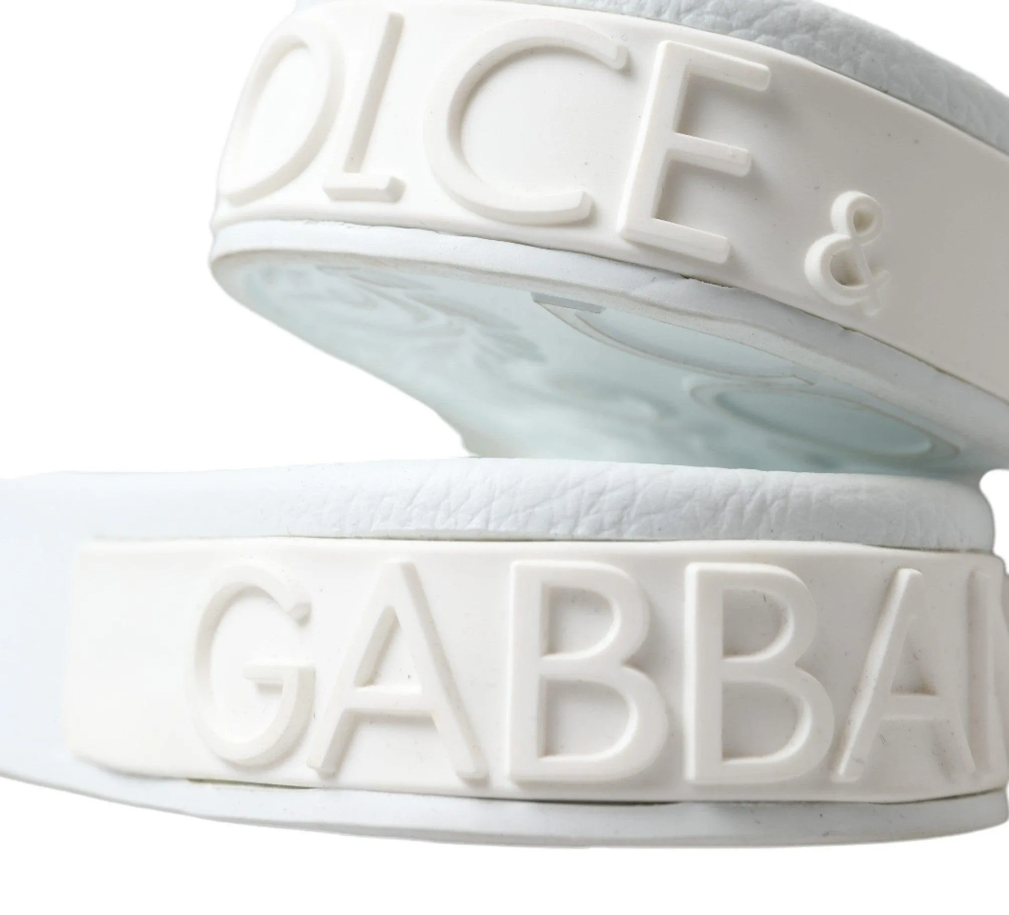 Dolce & Gabbana Men White Rubber Slippers