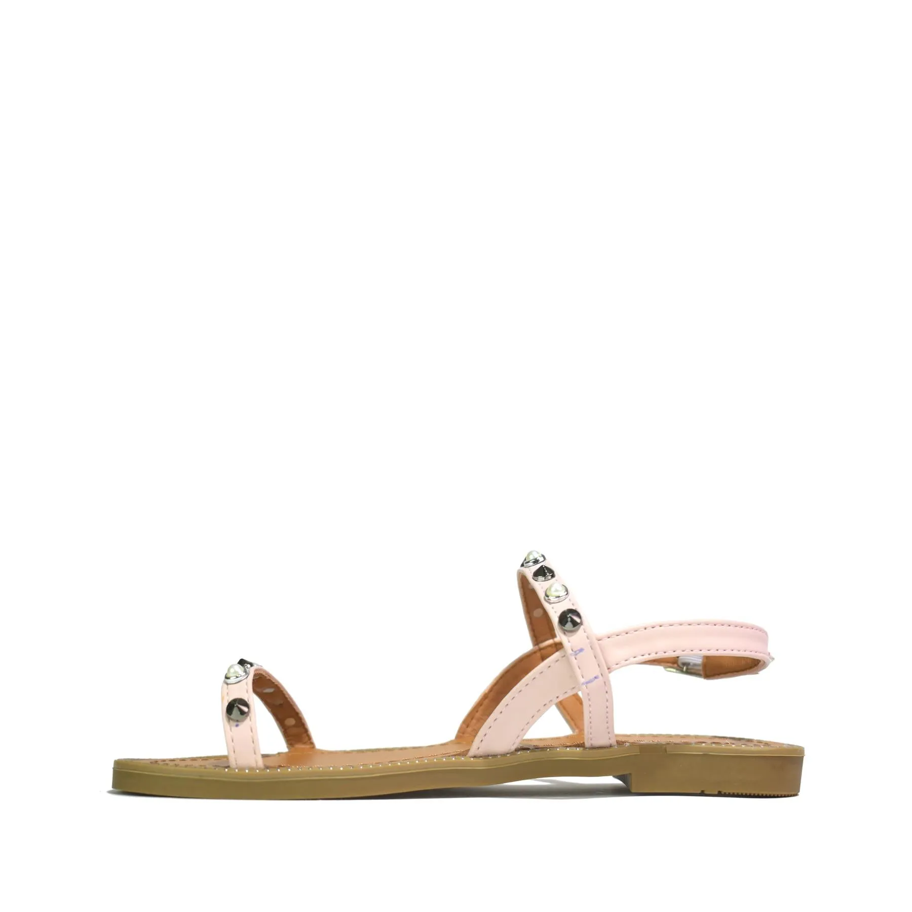 Flat Open Toe Sandals Pink