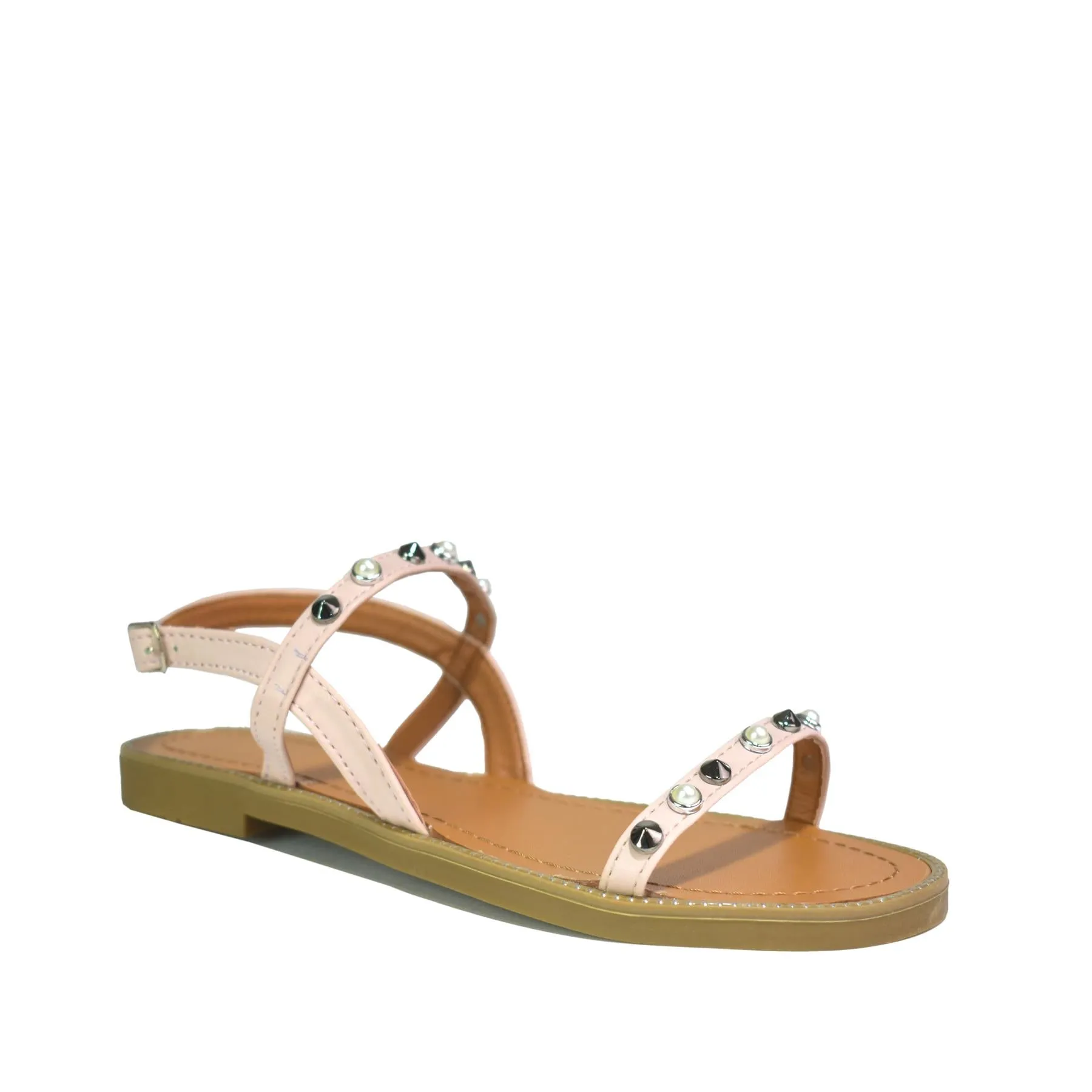 Flat Open Toe Sandals Pink