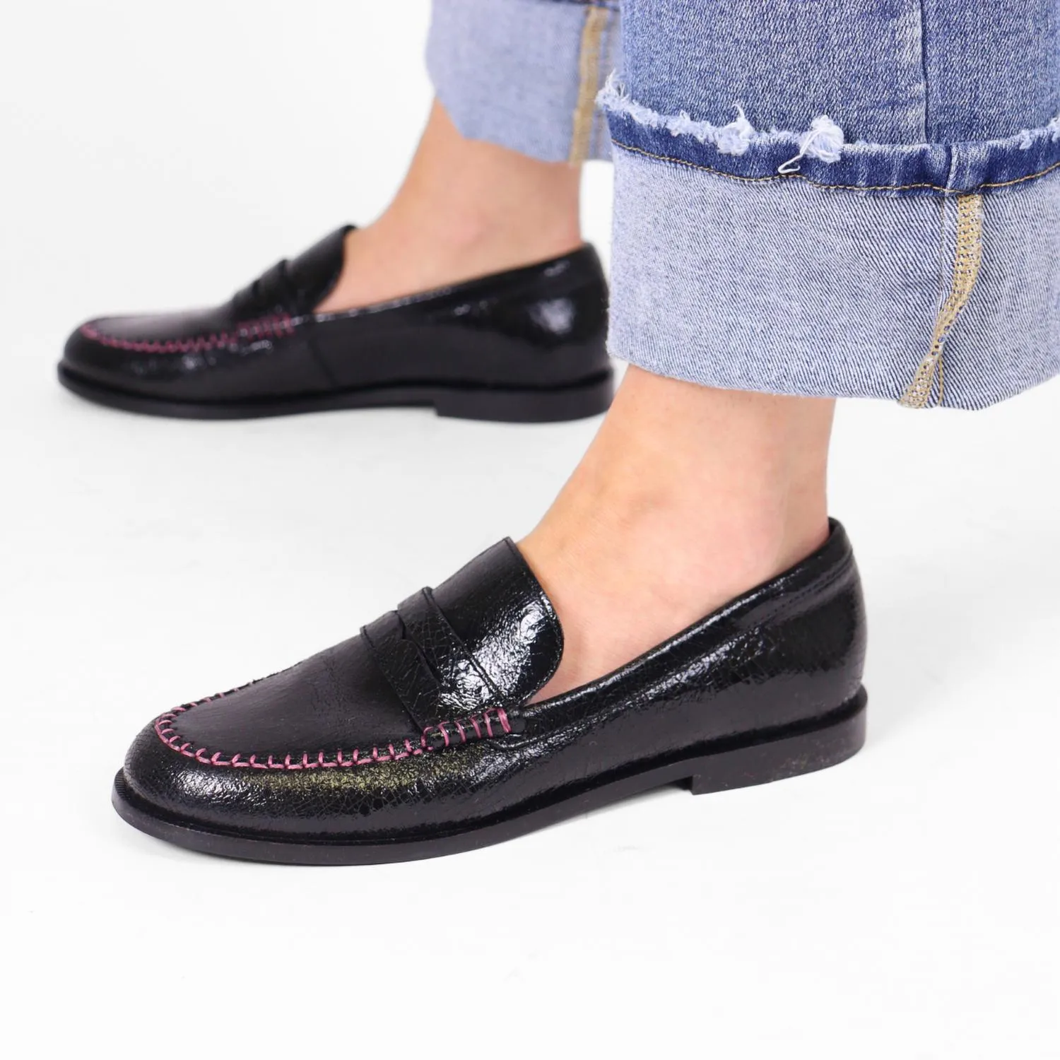 Free People - Women's Blanket Stitch Loafer