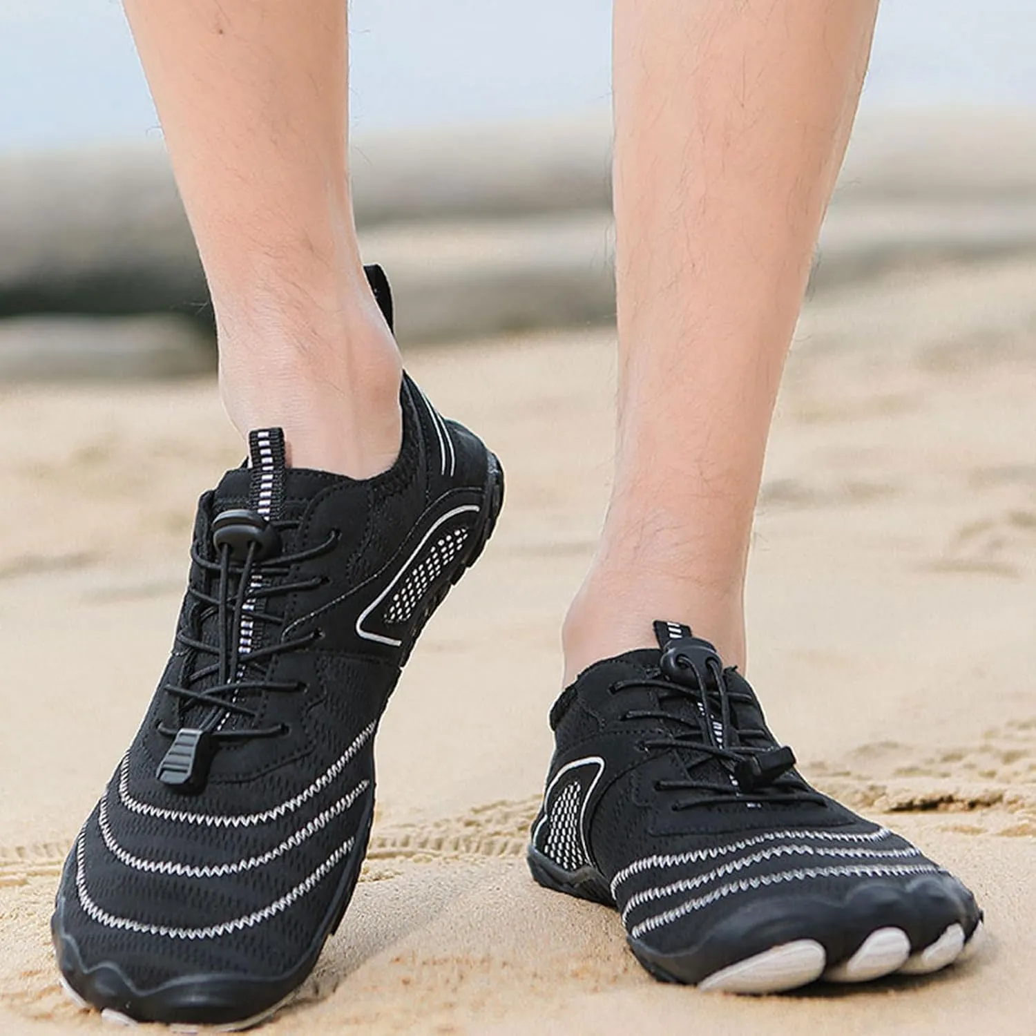 Hike Barefoot Shoes for Women Men Non-Slip&Zero Drop Water Shoes,Waterproof Trail Running Beach Barefoot,Outdoor Lightweight Breathable Wide Toe Box Hiking Footwear,Fashion Comfort Footwear Unisex