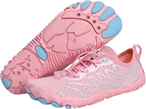 Hike Barefoot Shoes for Women Men Wide Toe Box Breathable & Non-Slip Athletic Footwear Healthy Waterproof Trail Running Minimalist Zero Drop Outdoor Cross-Trainer Fashion Sneakers