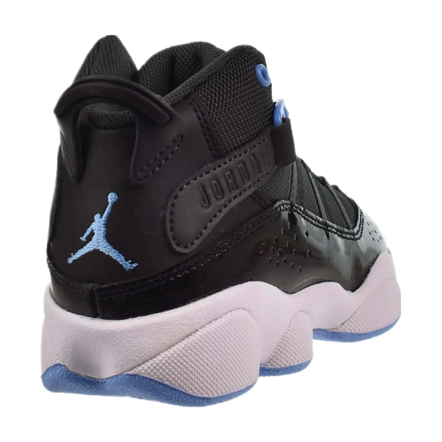 Jordan 6 Rings (PS) Little Kids' Shoes Anthracite-University Blue-Black