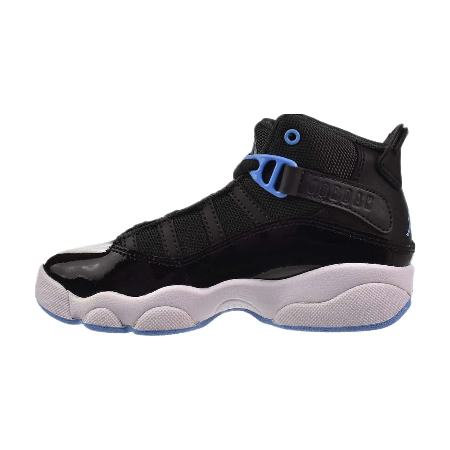 Jordan 6 Rings (PS) Little Kids' Shoes Anthracite-University Blue-Black