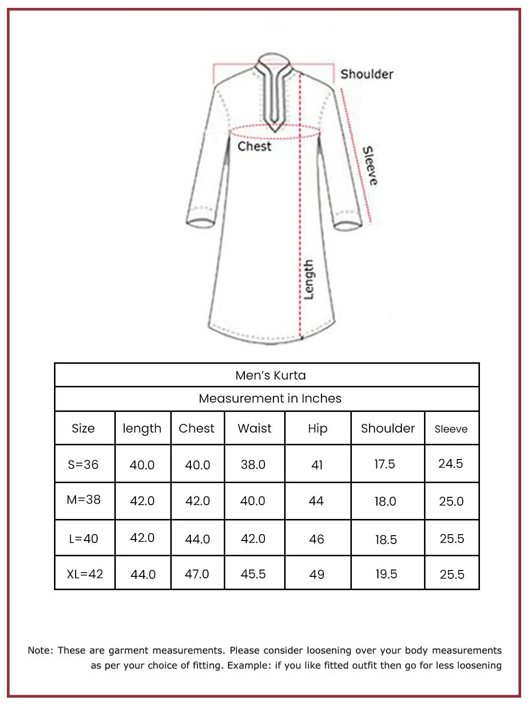 Men's Orange Silk Blend Kurta