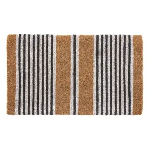 Natural Coir Doormat Nui Coastal Stripe