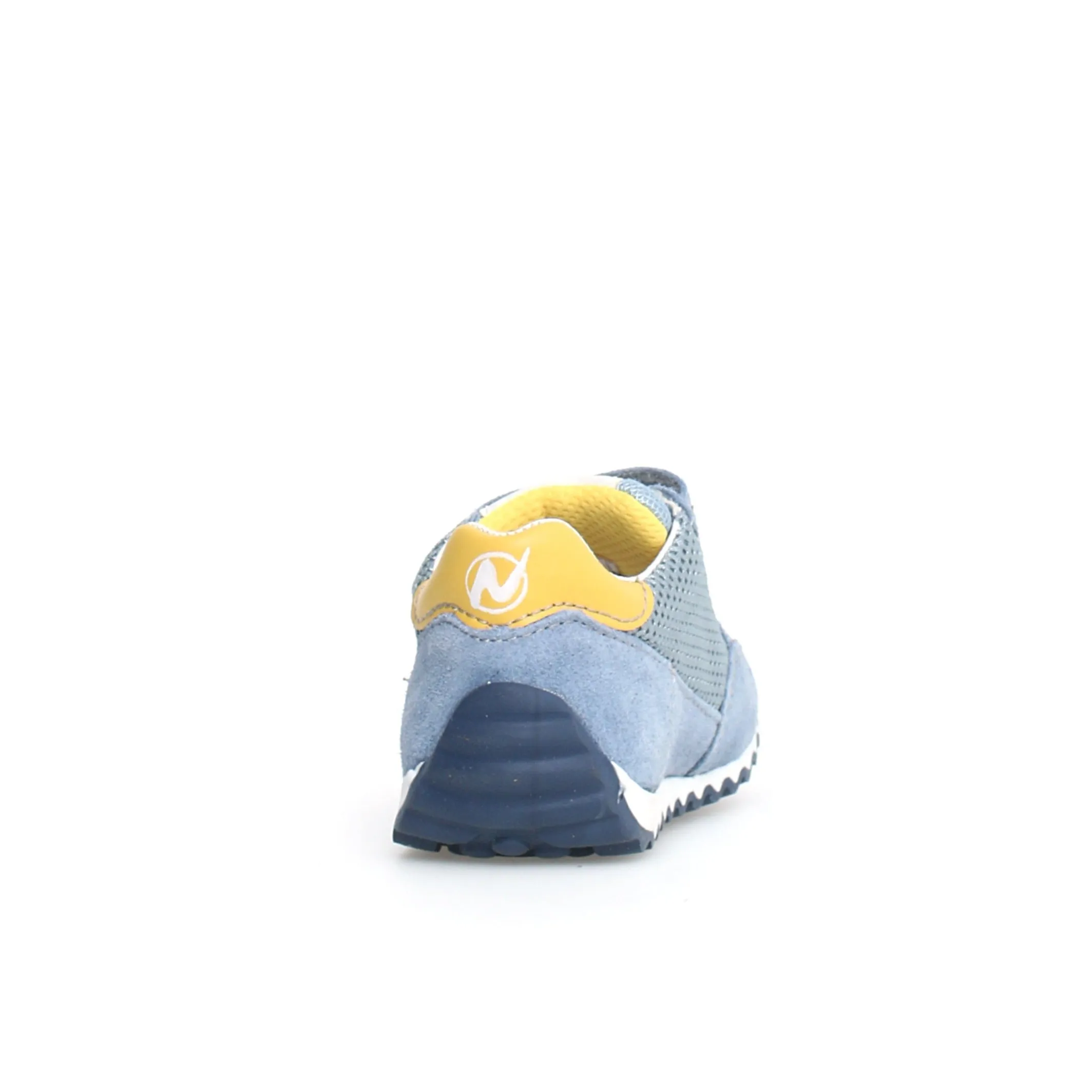 Naturino Sammy 2 VL | Suede Celeste Blue/Yellow Toddler Kids Sneakers