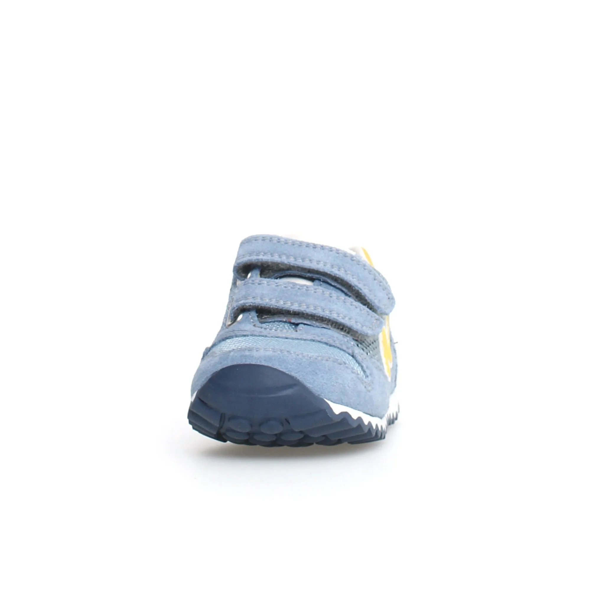 Naturino Sammy 2 VL | Suede Celeste Blue/Yellow Toddler Kids Sneakers