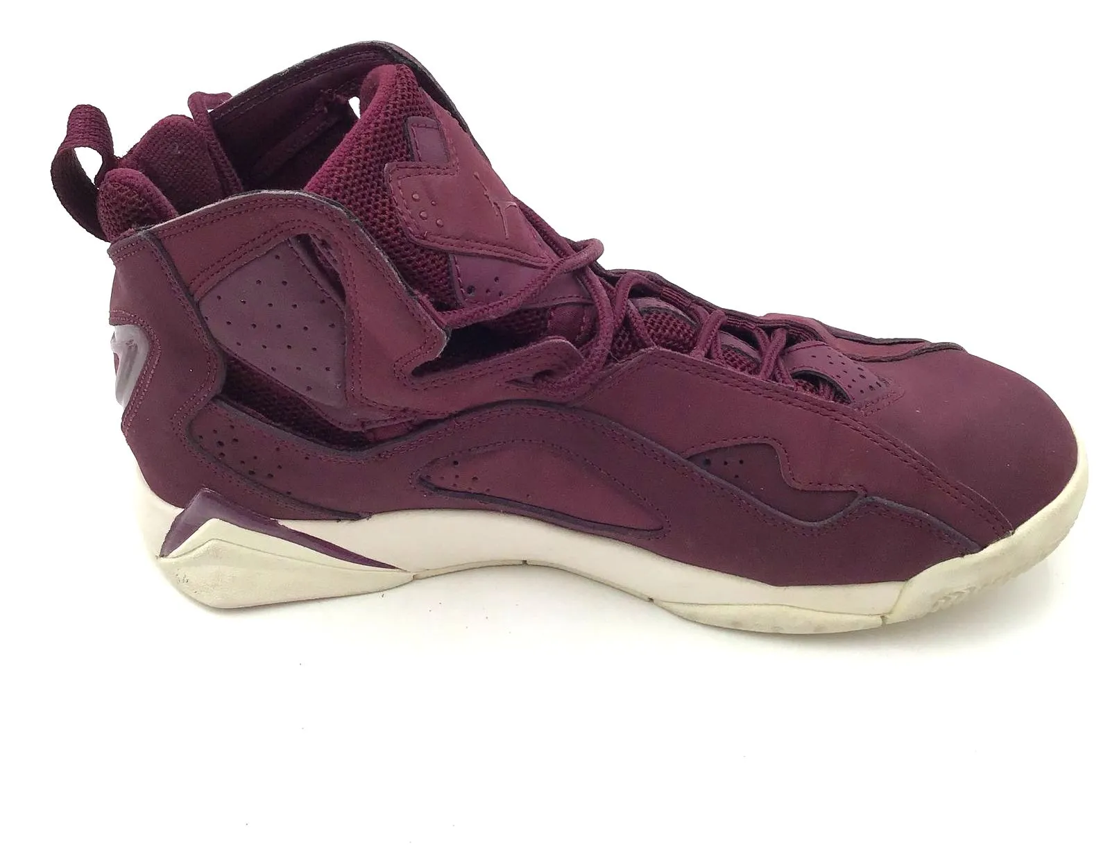 Nike Air Jordan True Flight Men's 'Burgundy' Sneakers-Size: 8 ( COA)