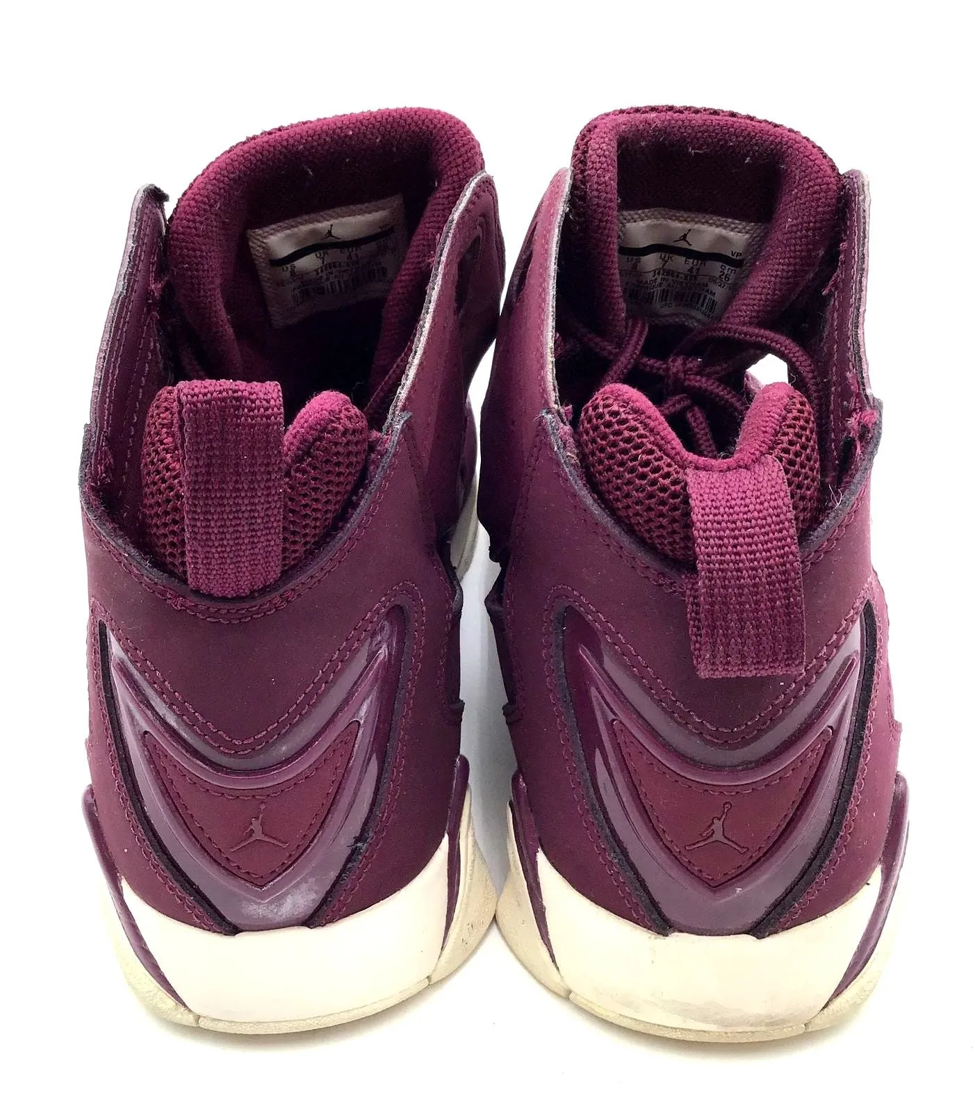 Nike Air Jordan True Flight Men's 'Burgundy' Sneakers-Size: 8 ( COA)