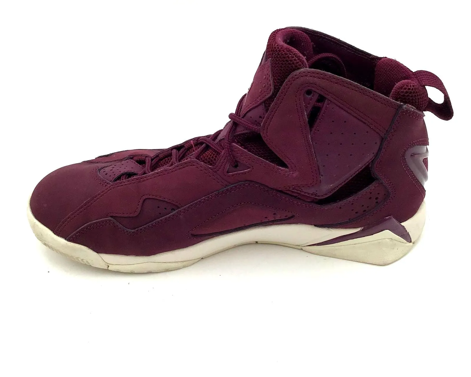 Nike Air Jordan True Flight Men's 'Burgundy' Sneakers-Size: 8 ( COA)