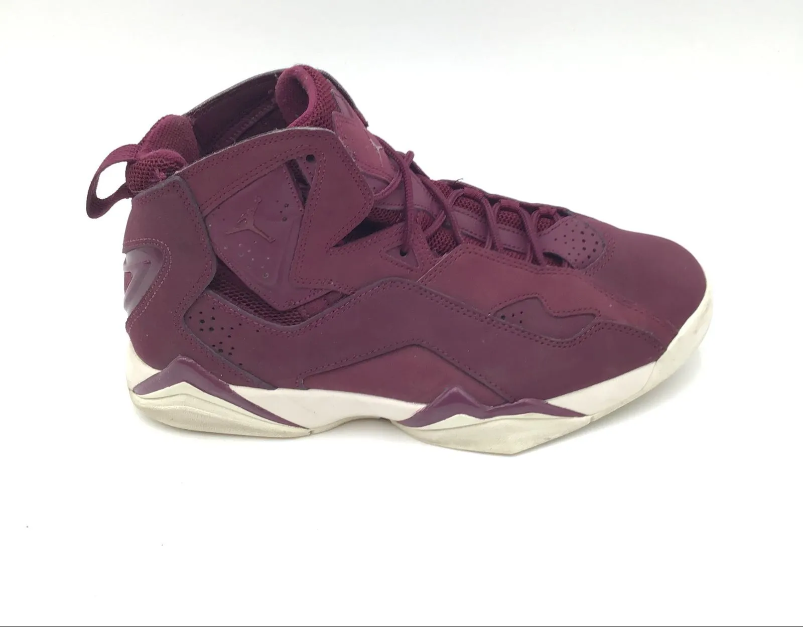 Nike Air Jordan True Flight Men's 'Burgundy' Sneakers-Size: 8 ( COA)