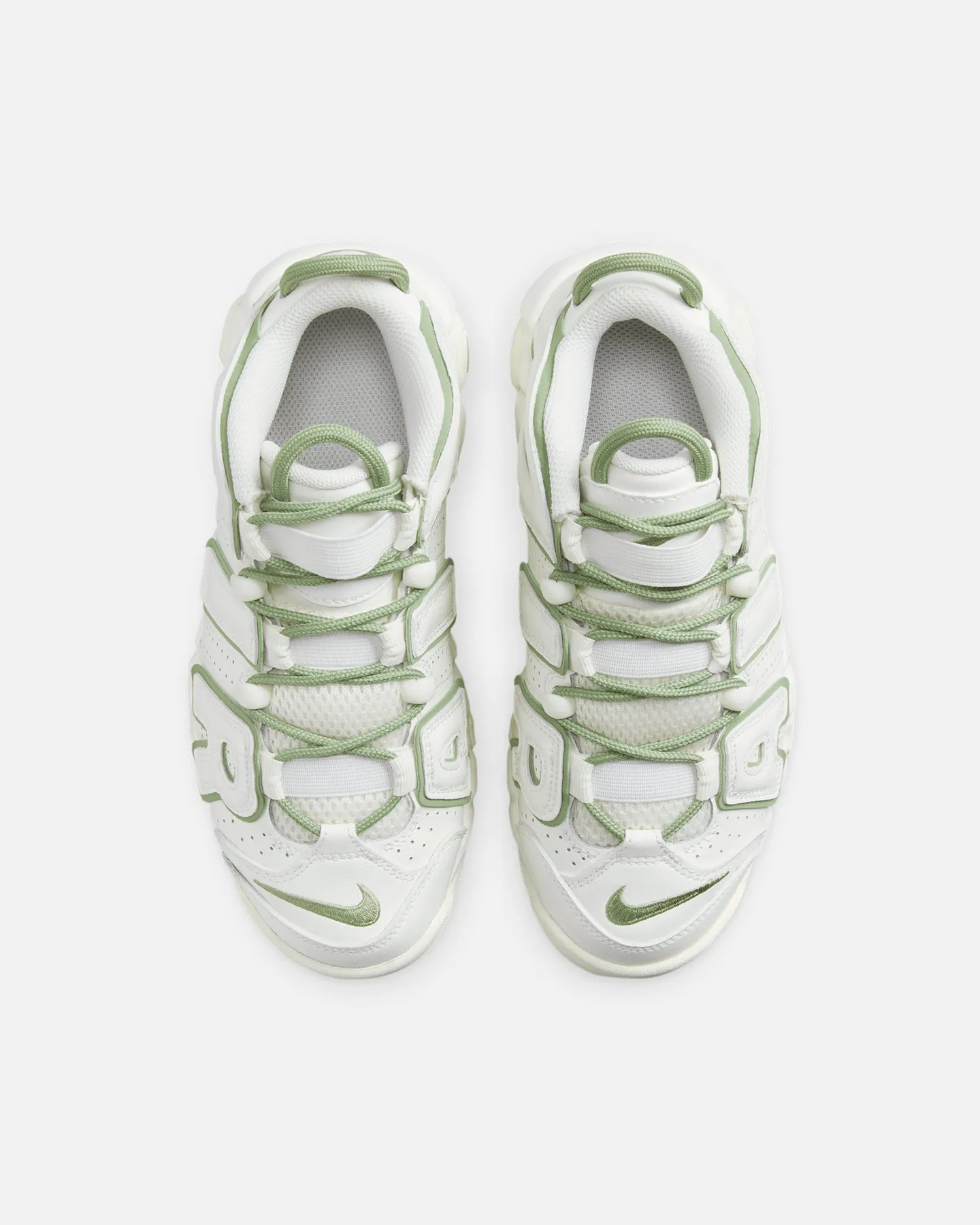Nike Kids' Air More Uptempo (GS) Sail/Oil Green