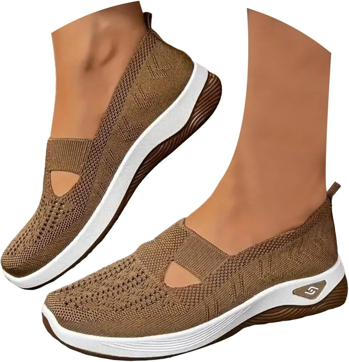 Orthopedic Shoes for Women Sandals 2025 Summer Walking Shoes Breathable Comfortable Soft Orthotic Slip-On Indoor Outdoor Casual Shoe