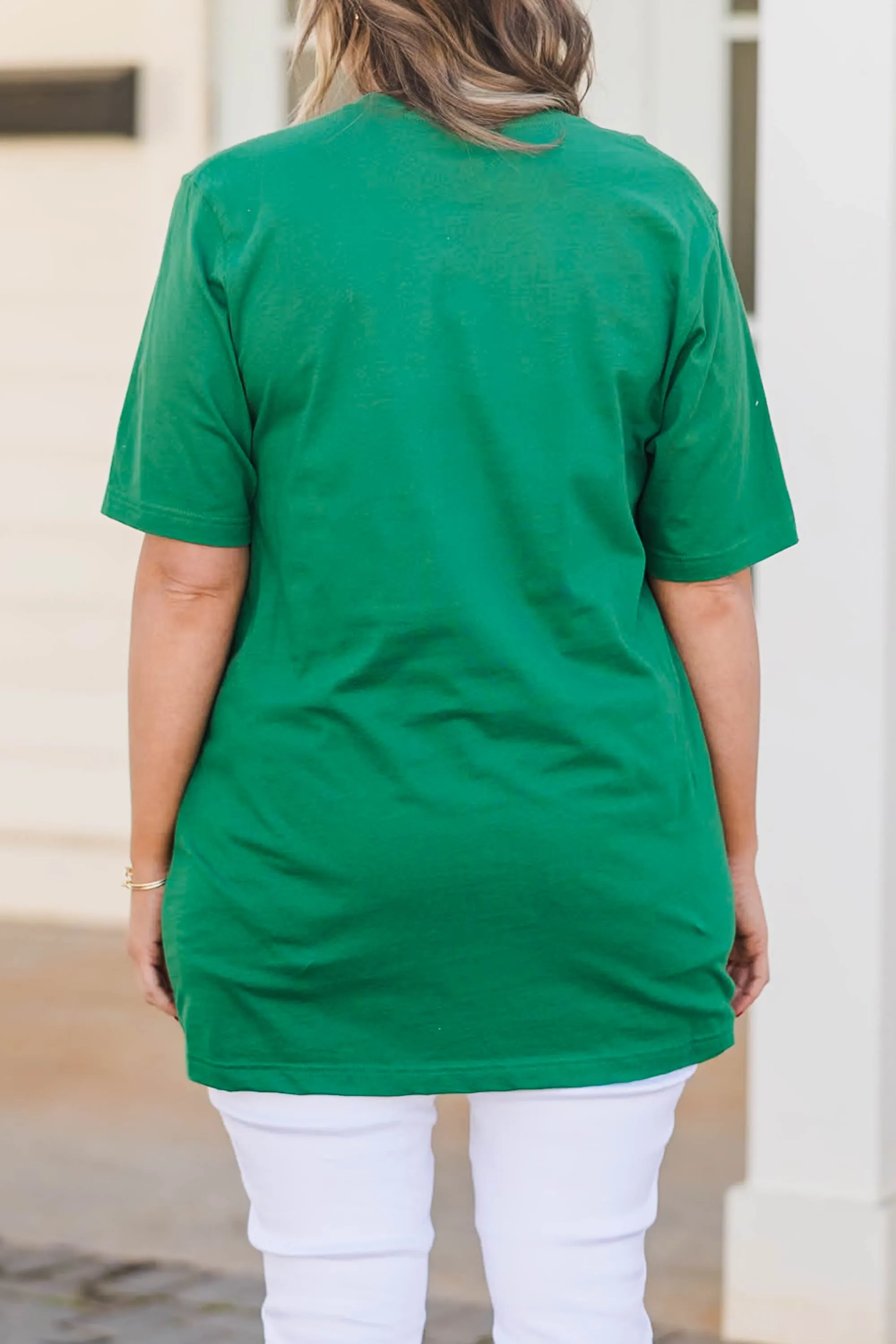 Rainbow Sunsets Tee, Evergreen