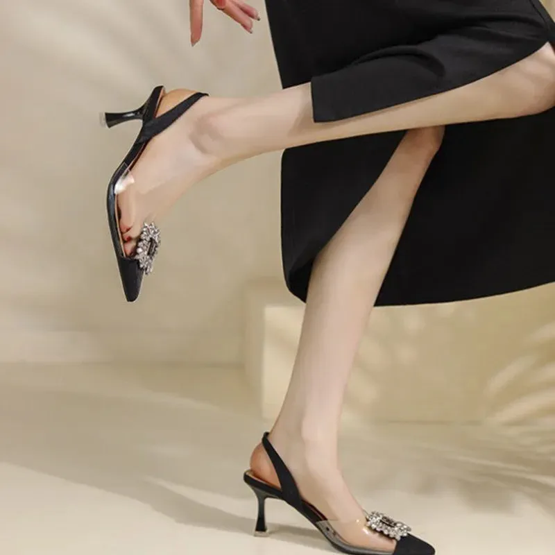 ROCHELLE  Sophisticated Sparkle Pointed Heels
