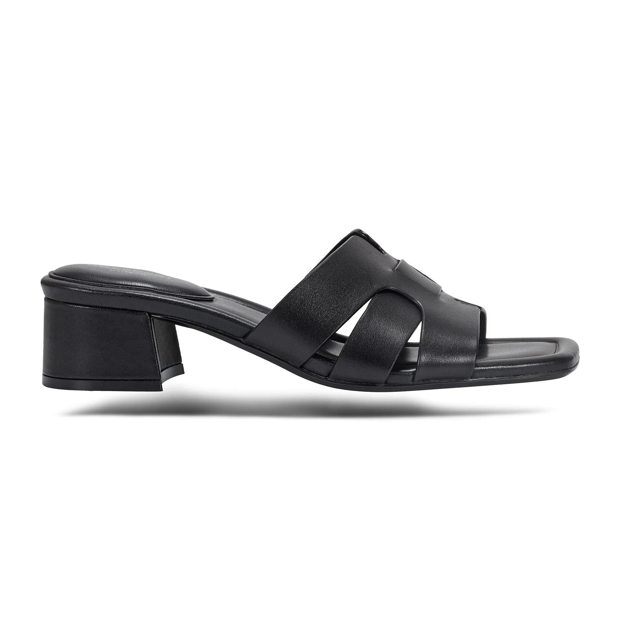 Rockport Women  CAIN DETAILED BLACK/VEG PIQUE GR