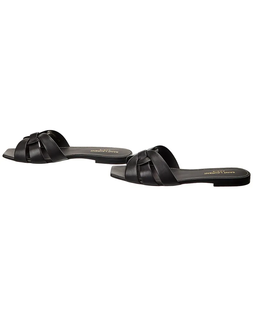 Saint Laurent Tribute Leather Sandal ( )