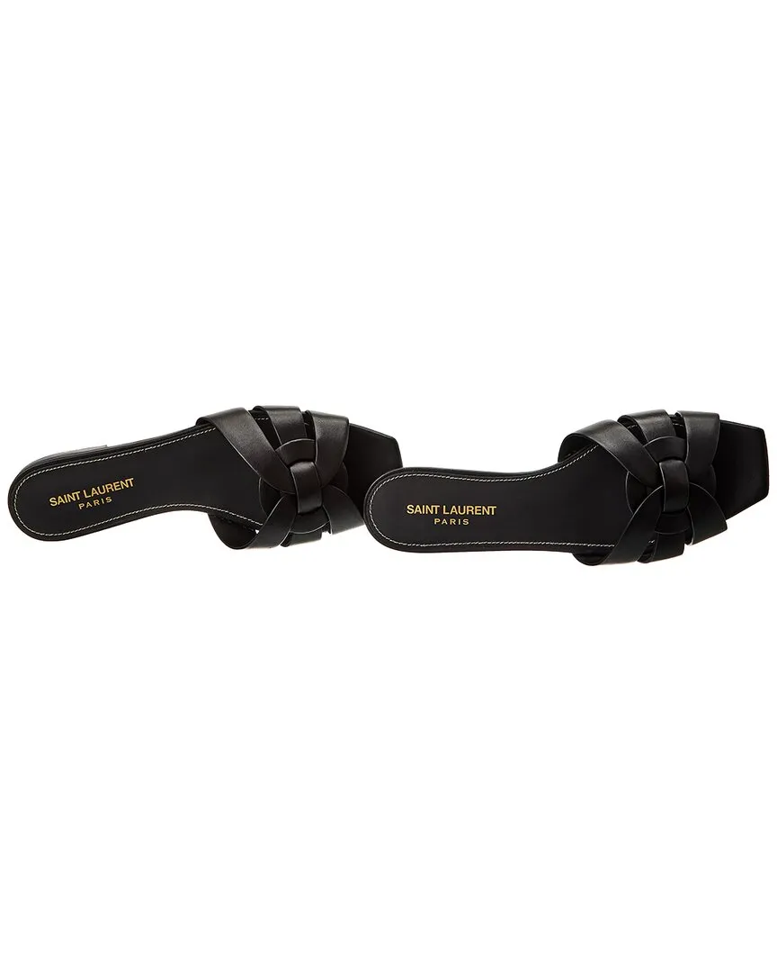 Saint Laurent Tribute Leather Sandal ( )