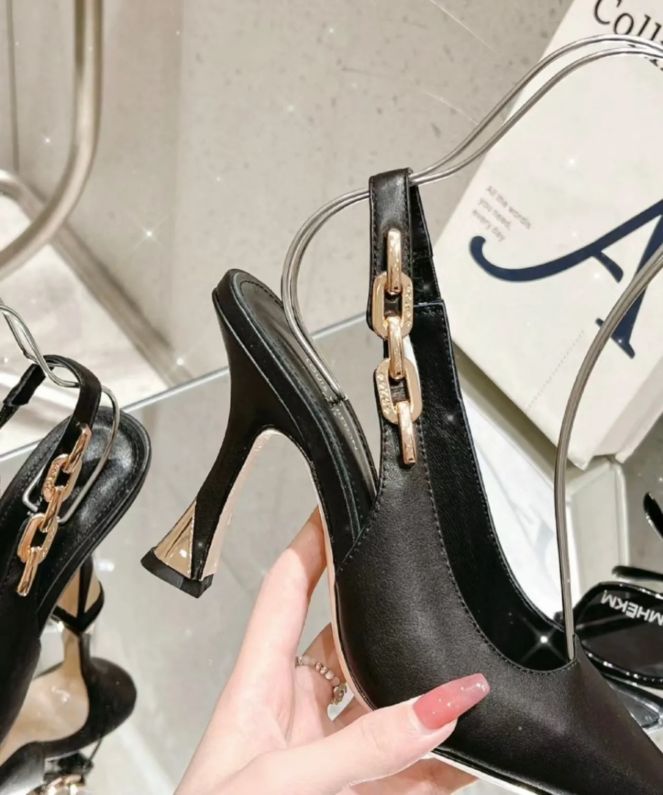 SE1313 LB Sparkle Slingback Pump / Size4-10