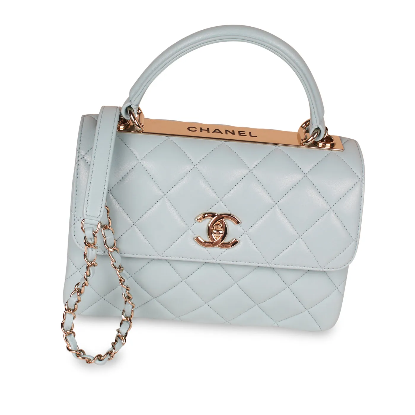 Trendy CC Flap Bag - Small Tiffany Blue